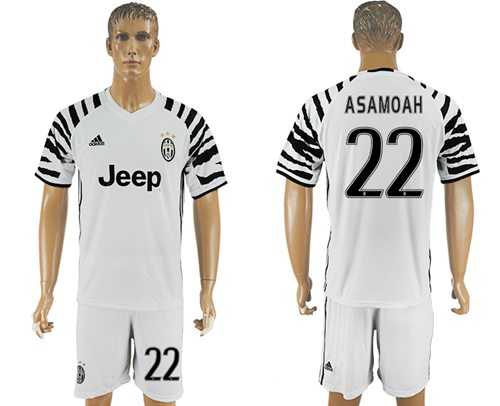 Juventus #22 Asamoah SEC Away Soccer Club Jersey