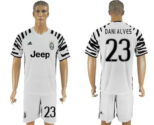 Juventus #23 Dani Alves SEC Away Soccer Club Jersey