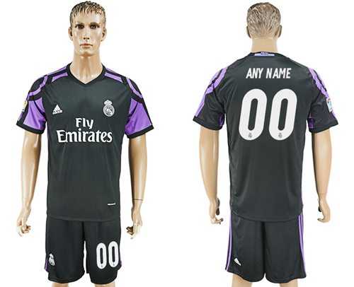 Real Madrid Personalized Sec Away Soccer Club Jersey
