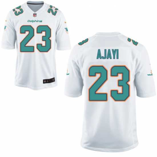 Nike Miami Dolphins #23 Jay Ajayi White Men's Stitched NFL New Game Jersey