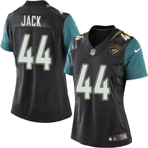 Women's Nike Jacksonville Jaguars #44 Myles Jack Elite Black Alternate NFL Jersey