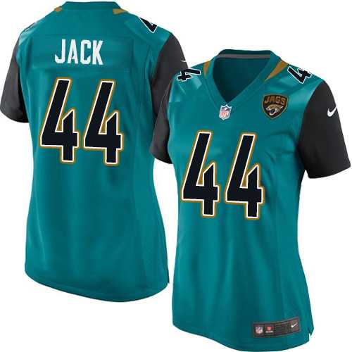 Women's Nike Jacksonville Jaguars #44 Myles Jack Game Teal Green Team Color NFL Jersey