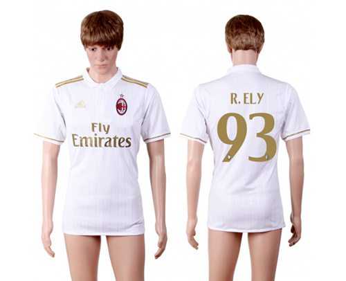 AC Milan #93 R.Ely Away Soccer Club Jersey