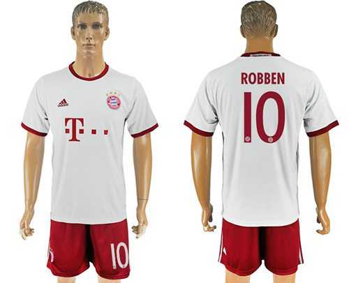 Bayern Munchen #10 Robben Sec Away Soccer Club Jersey