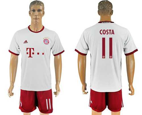 Bayern Munchen #11 Costa Sec Away Soccer Club Jersey