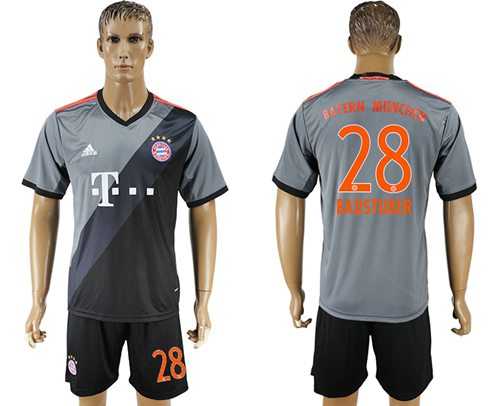 Bayern Munchen #28 Badstuber Away Soccer Club Jersey