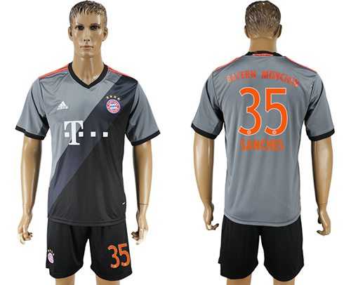 Bayern Munchen #35 Sanches Away Soccer Club Jersey