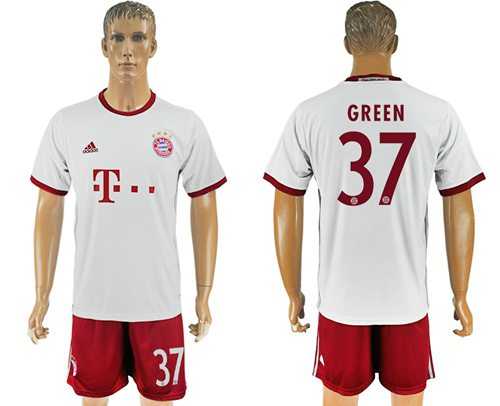 Bayern Munchen #37 Green Sec Away Soccer Club Jersey