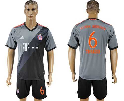 Bayern Munchen #6 Thiago Away Soccer Club Jersey