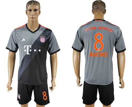 Bayern Munchen #8 Martinez Away Soccer Club Jersey