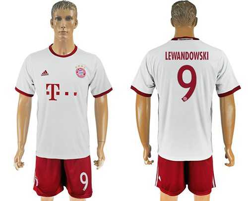 Bayern Munchen #9 Lewandowski Sec Away Soccer Club Jersey