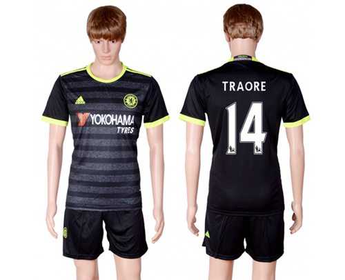 Chelsea #14 Traore Away Soccer Club Jersey