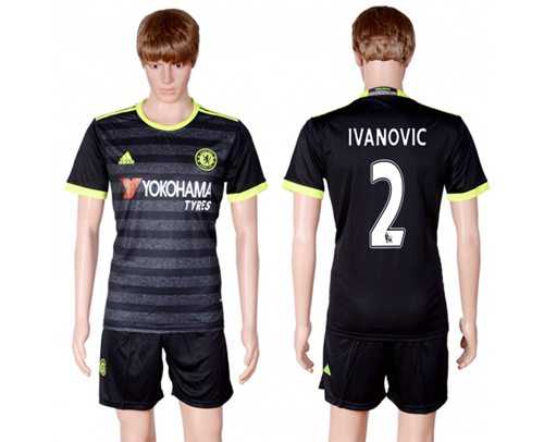 Chelsea #2 Ivanovic Away Soccer Club Jersey