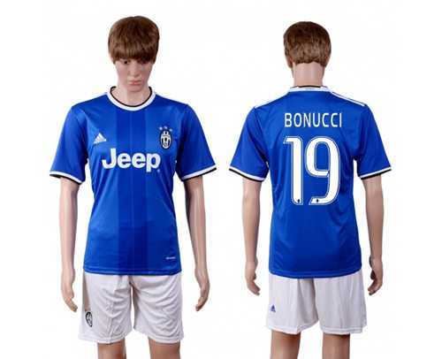 Juventus #19 Bonucci Away Soccer Club Jersey