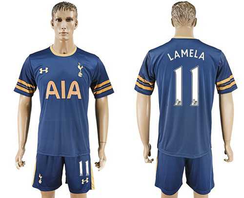 Tottenham Hotspur #11 Lamela Away Soccer Club Jersey
