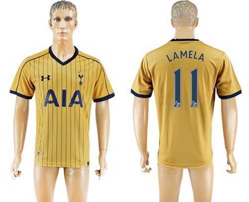 Tottenham Hotspur #11 Lamela Sec Away Soccer Club Jersey