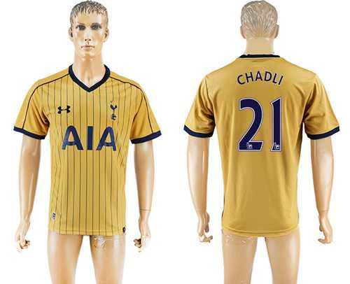 Tottenham Hotspur #21 Chadli Sec Away Soccer Club Jersey