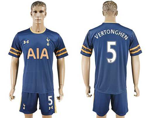 Tottenham Hotspur #5 Vertonghen Away Soccer Club Jersey