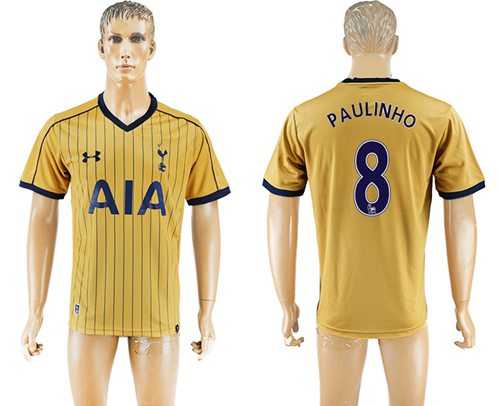 Tottenham Hotspur #8 Paulinho Sec Away Soccer Club Jersey