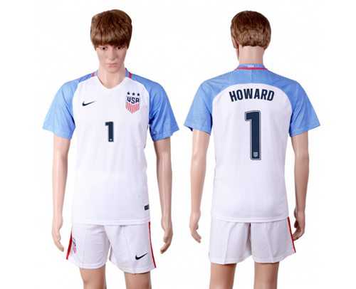 USA #1 Howard Home(Three Star) Soccer Country Jersey