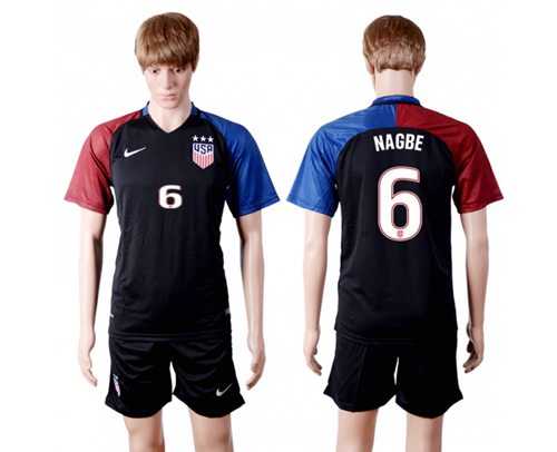 USA #6 Nagbe Away(Three Star) Soccer Country Jersey