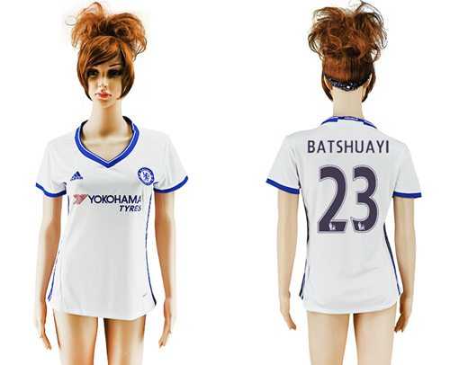 Women's Chelsea #23 Batshuayi Sec Away Soccer Club Jersey
