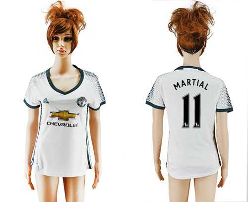 Women's Manchester United #11 Martial Sec Away Soccer Club Jersey