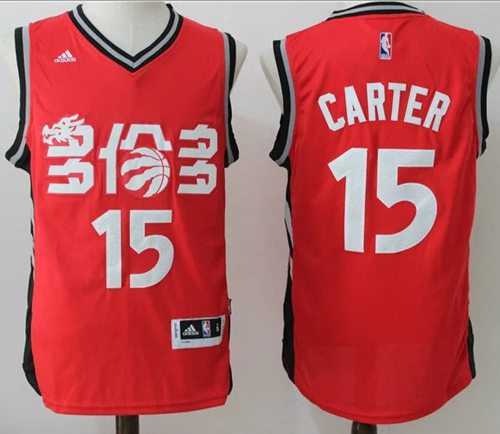 Toronto Raptors #15 Vince Carter Red Slate Chinese New Year Stitched NBA Jersey Toronto Raptors #15 Vince Carter Red Slate Chinese New Year Stitched NBA Jersey