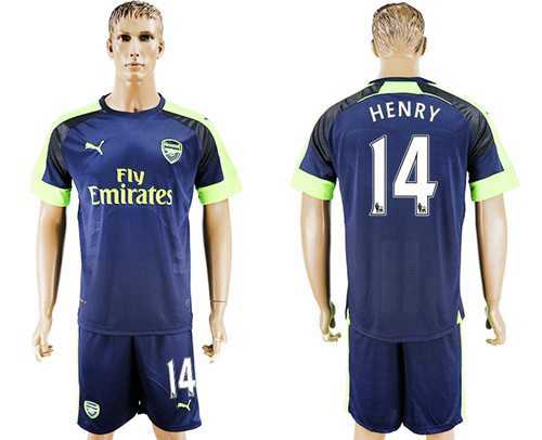 Arsenal #14 Henry Sec Away Soccer Club Jersey