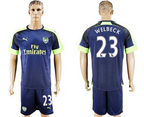 Arsenal #23 Welbeck Sec Away Soccer Club Jersey