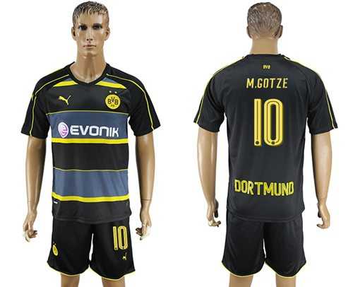 Dortmund #10 M.Gotze Away Soccer Club Jersey
