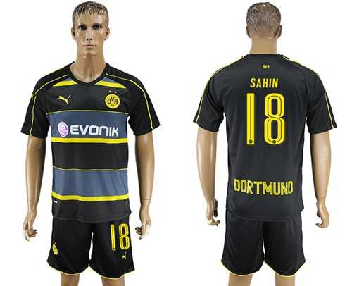 Dortmund #18 Sahin Away Soccer Club Jersey