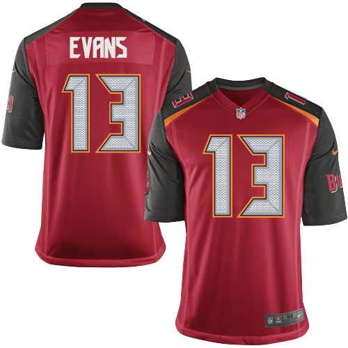 Nike Tampa Bay Buccaneers #13 Mike Evans Red Men's Stitched NFL New Elite Jersey