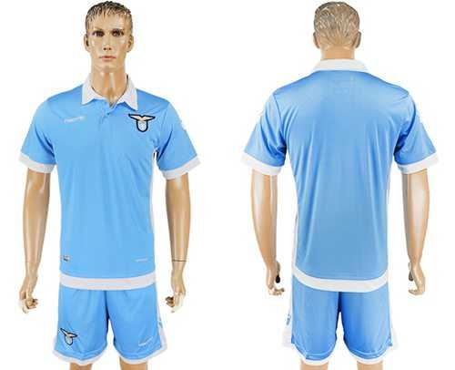 Lazio Blank Home Soccer Club Jersey