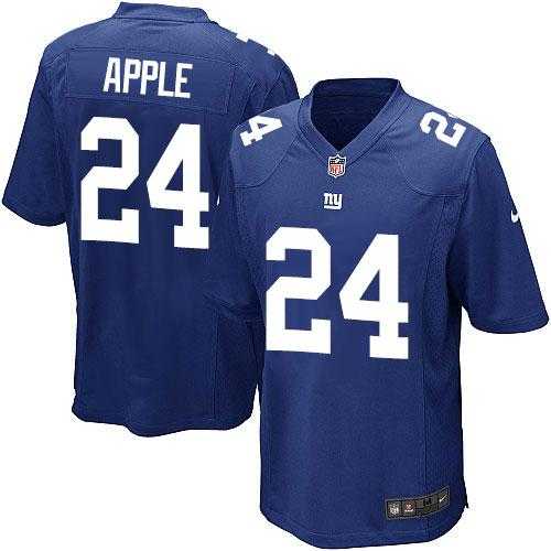 Youth Nike Giants #24 Eli Apple Royal Blue Team Color Stitched NFL Elite Jersey