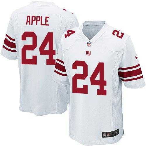 Youth Nike Giants #24 Eli Apple White Stitched NFL Elite Jersey