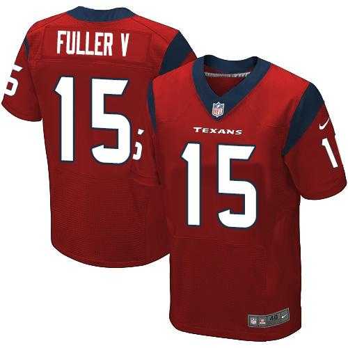 Nike Houston Texans #15 Will Fuller V Red Alternate Men's Stitched NFL Elite Jersey