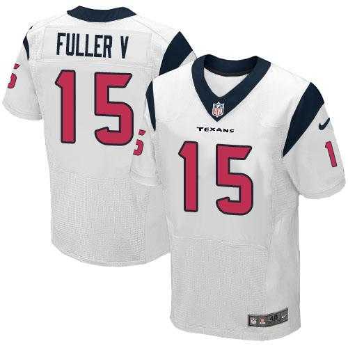 Nike Houston Texans #15 Will Fuller V White Men's Stitched NFL Elite Jersey