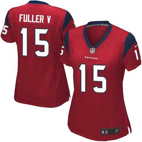 Women's Nike Houston Texans #15 Will Fuller V Red Alternate Stitched NFL Elite Jersey