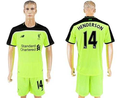 Liverpool #14 Henderson Sec Away Soccer Club Jersey