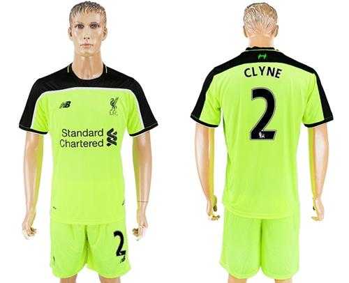 Liverpool #2 Clyne Sec Away Soccer Club Jersey