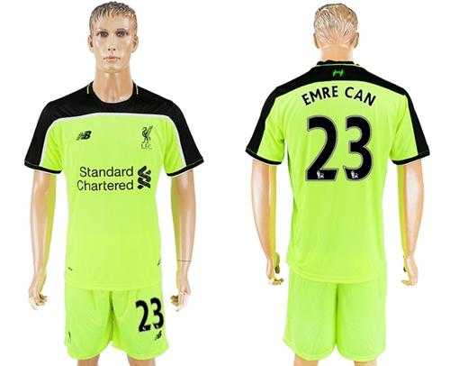 Liverpool #23 Emre Can Sec Away Soccer Club Jersey