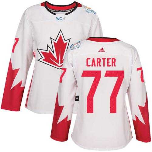 Women's Team Canada #77 Jeff Carter White 2016 World Cup Stitched NHL Jersey