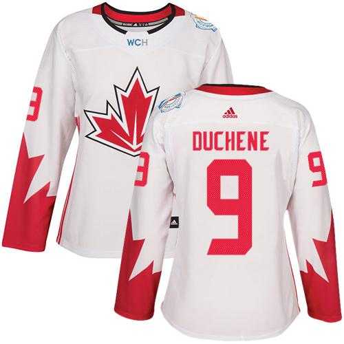 Women's Team Canada #9 Matt Duchene White 2016 World Cup Stitched NHL Jersey