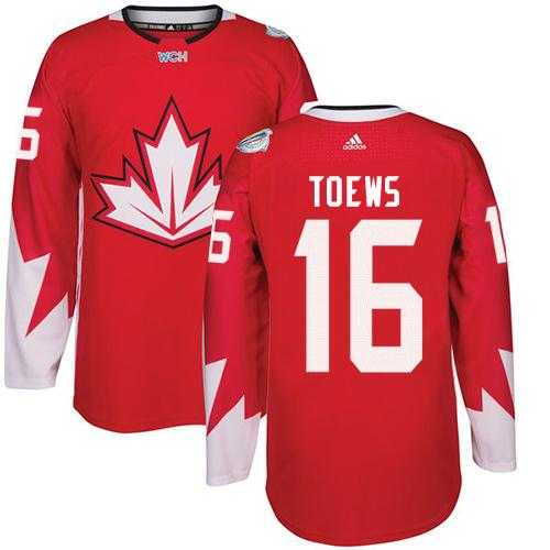 Youth Team Canada #16 Jonathan Toews Red 2016 World Cup Stitched NHL Jersey