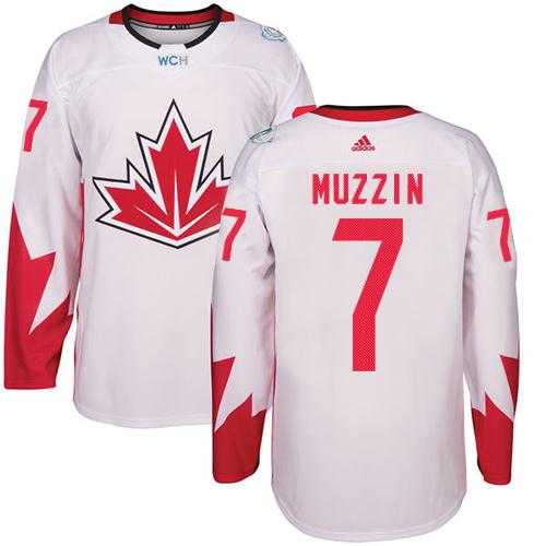Youth Team Canada #7 Jake Muzzin White 2016 World Cup Stitched NHL Jersey