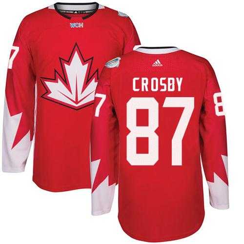 Youth Team Canada #87 Sidney Crosby Red 2016 World Cup Stitched NHL Jersey