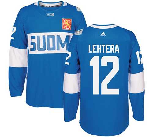 Team Finland #12 Jori Lehtera Blue 2016 World Cup Stitched NHL Jersey
