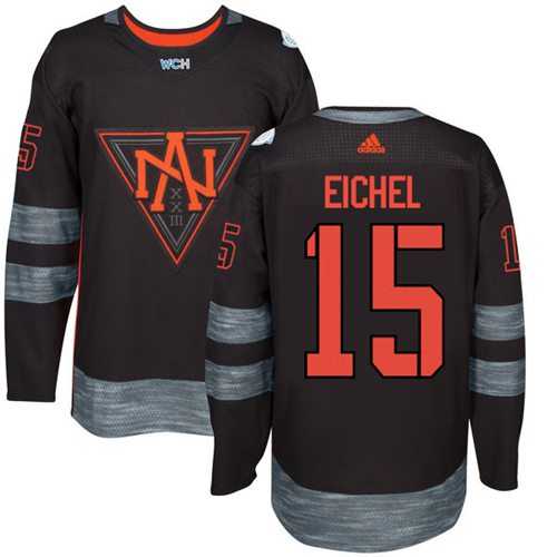 Youth Team North America #15 Jack Eichel Black 2016 World Cup Stitched NHL Jersey