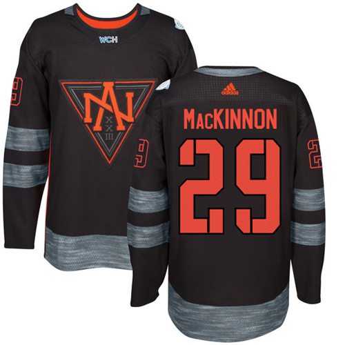 Youth Team North America #29 Nathan MacKinnon Black 2016 World Cup Stitched NHL Jersey